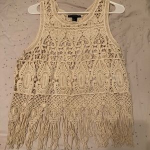 Forever 21 Tops - 3 for $12 Forever 21 Crochet Cropped Tank Forever 21 Tops - 3 for $12 Forever 21 Crochet Cropped Tank